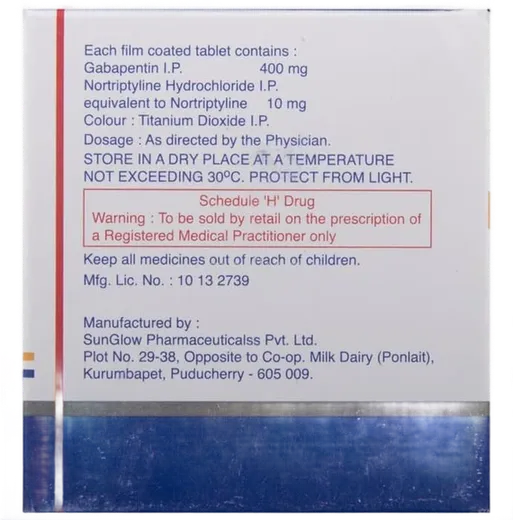 gabator nt 400mg tablet 10's